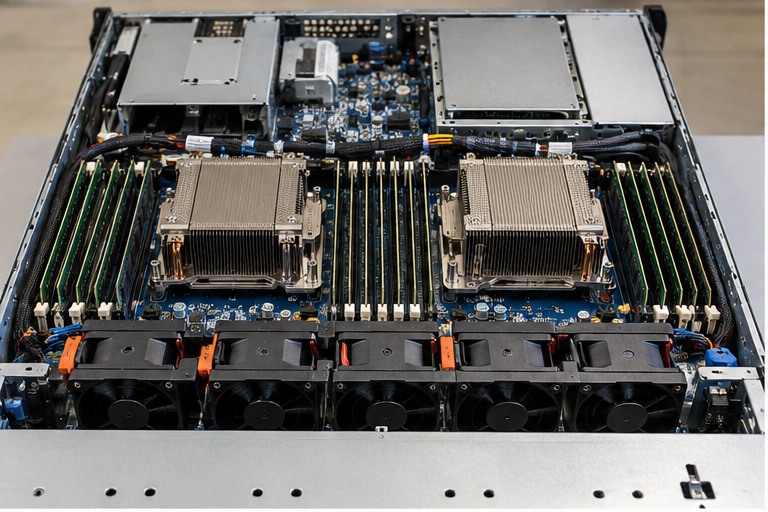 Representative open dual-socket rack server platform